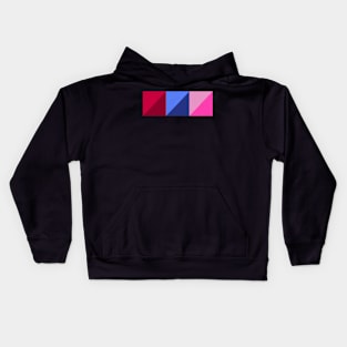 UV cool half squares Kids Hoodie